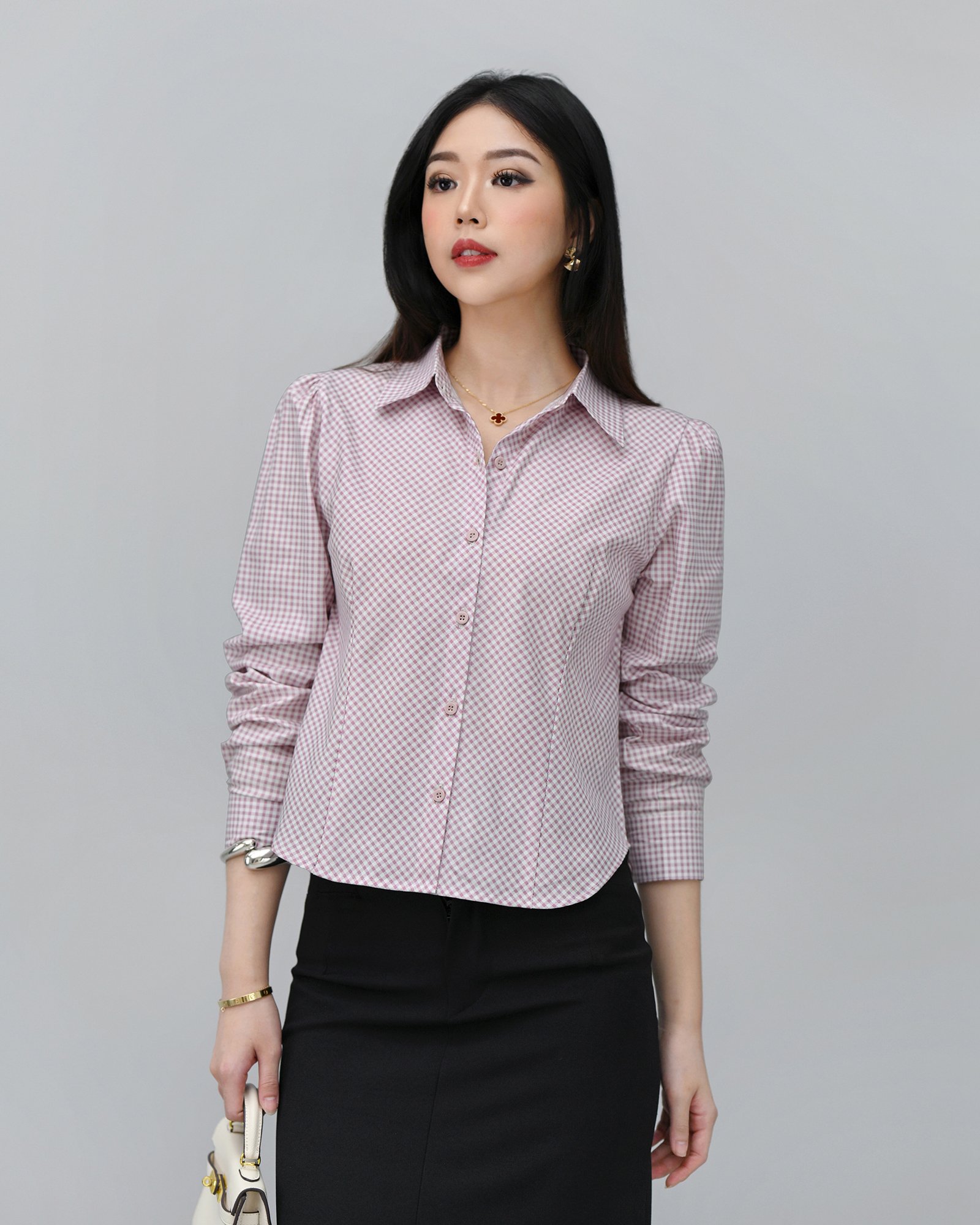 Manhattan in Check (Kotak) Comfort Fabric • Corliss - Gambar 10