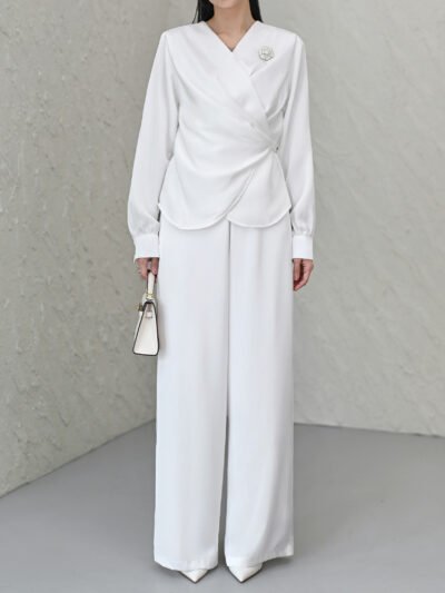 Vergara Set N Top Premium Semi Satin - BW/Set (+Inner)