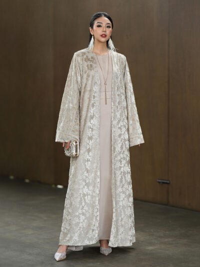 Parisian Glamorous Abaya Set • Corliss Raya Premium Series 2026