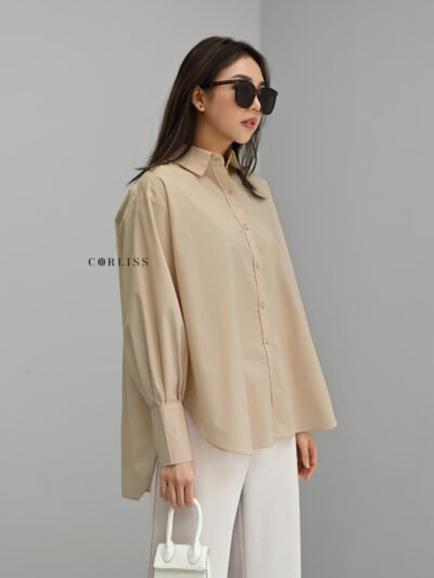 Blaire The Original Oversize Shirt - Tan