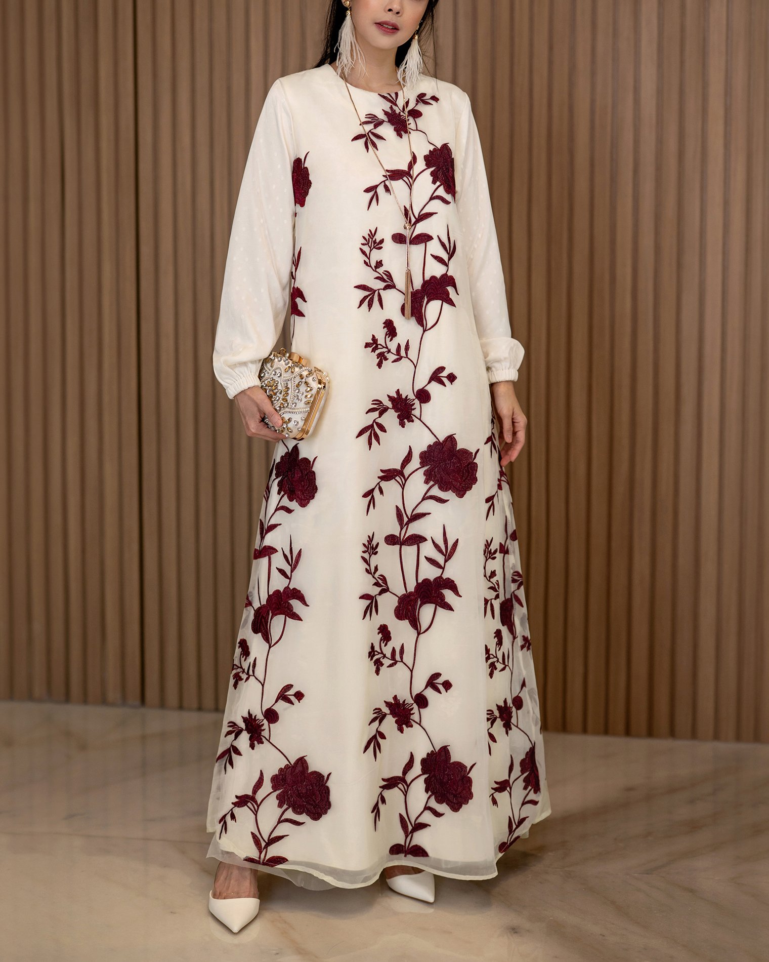 Paradis de Fleur Dress • Premium Corliss Raya 2026 - Gambar 7