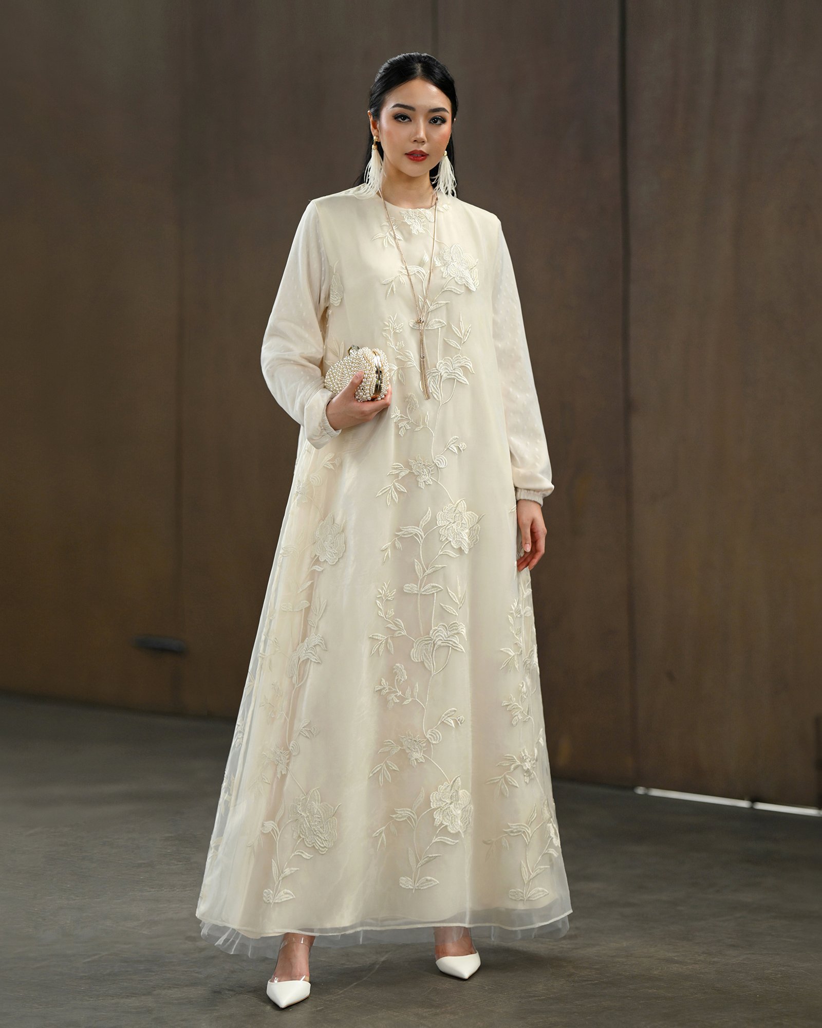 Paradis de Fleur Dress • Premium Corliss Raya 2026 - Gambar 3