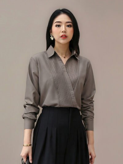 Maurice Top - Ash Brown