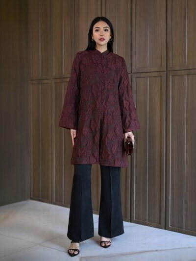 Lotus Tunic 2026 - Night Wine Motif B