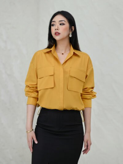 Capri Corliss Unique Shirt - Smoke Mango