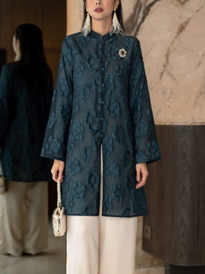 Lotus Raya Tunic 2026 - Cobalt Motif B