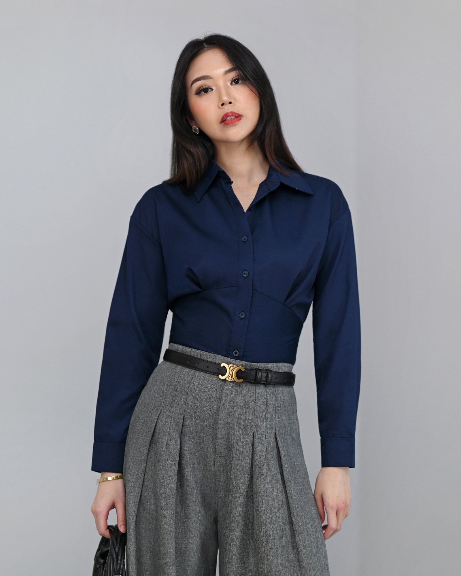 Accounting Shirt Crop Unique 100% Anti Lecek - Gambar 13