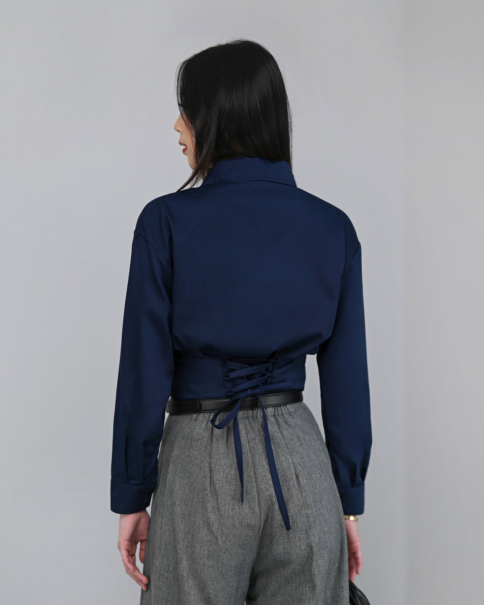 Accounting Shirt Crop Unique 100% Anti Lecek - Gambar 8