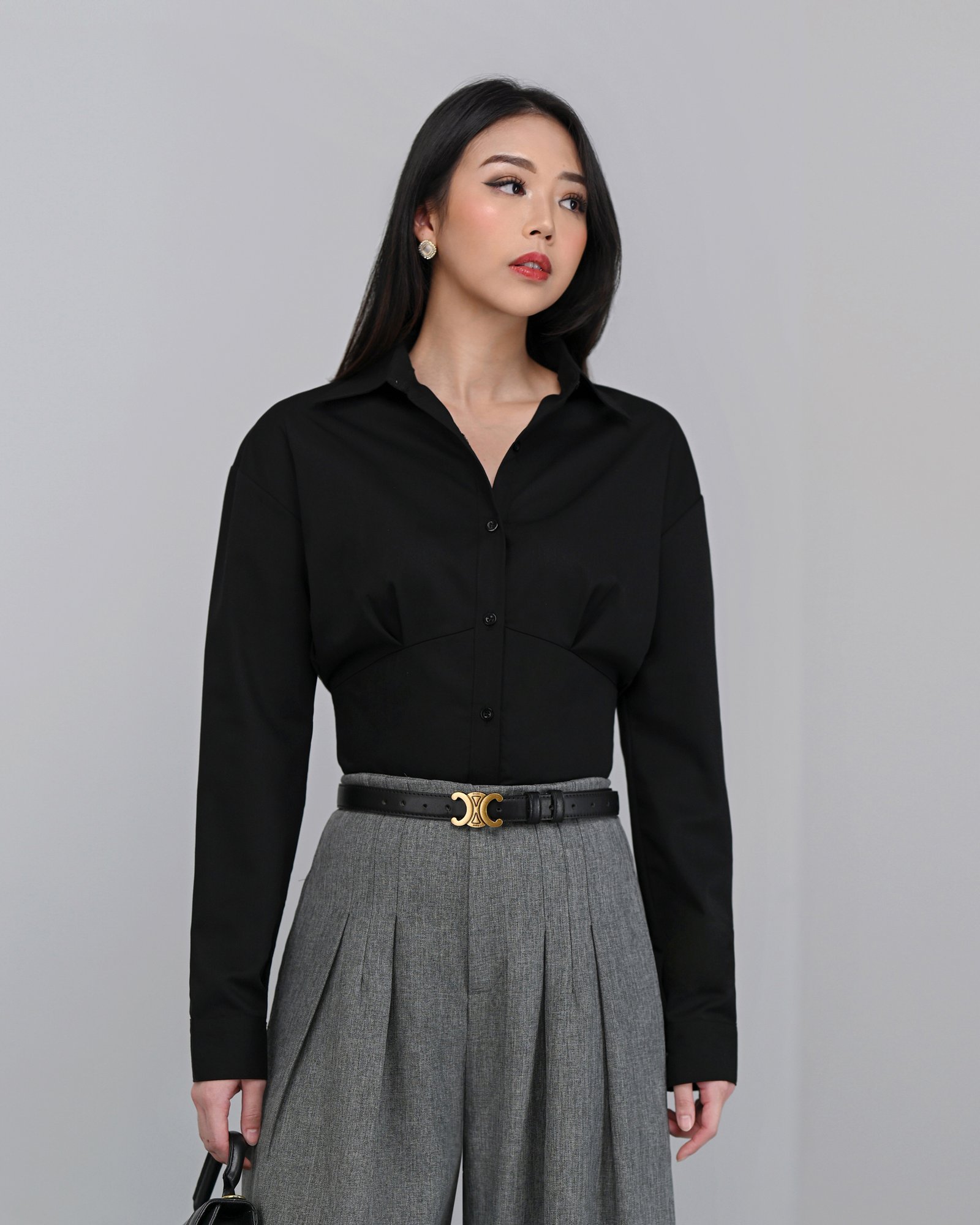 Accounting Shirt Crop Unique 100% Anti Lecek - Gambar 11