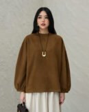 Basic Balloon Sleeves Modern Daily Look