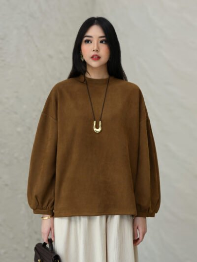 Basic Balloon Sleeves Modern Daily Look