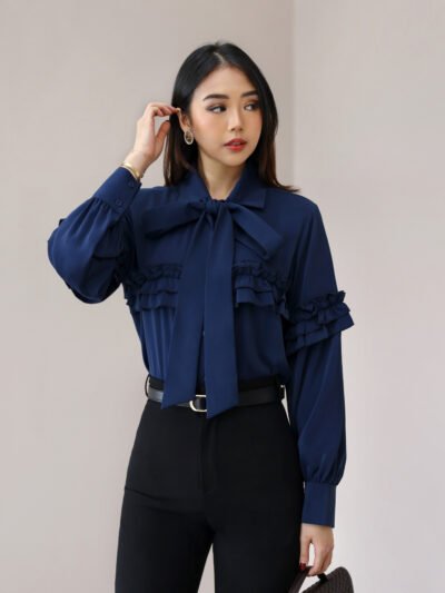 Nyxx Ribbon Top • Bahan Airystretch™️