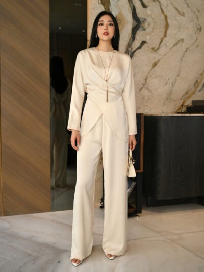 Valeria Set 2026 Premium Semi Satin Tebal - Porcelain/Set