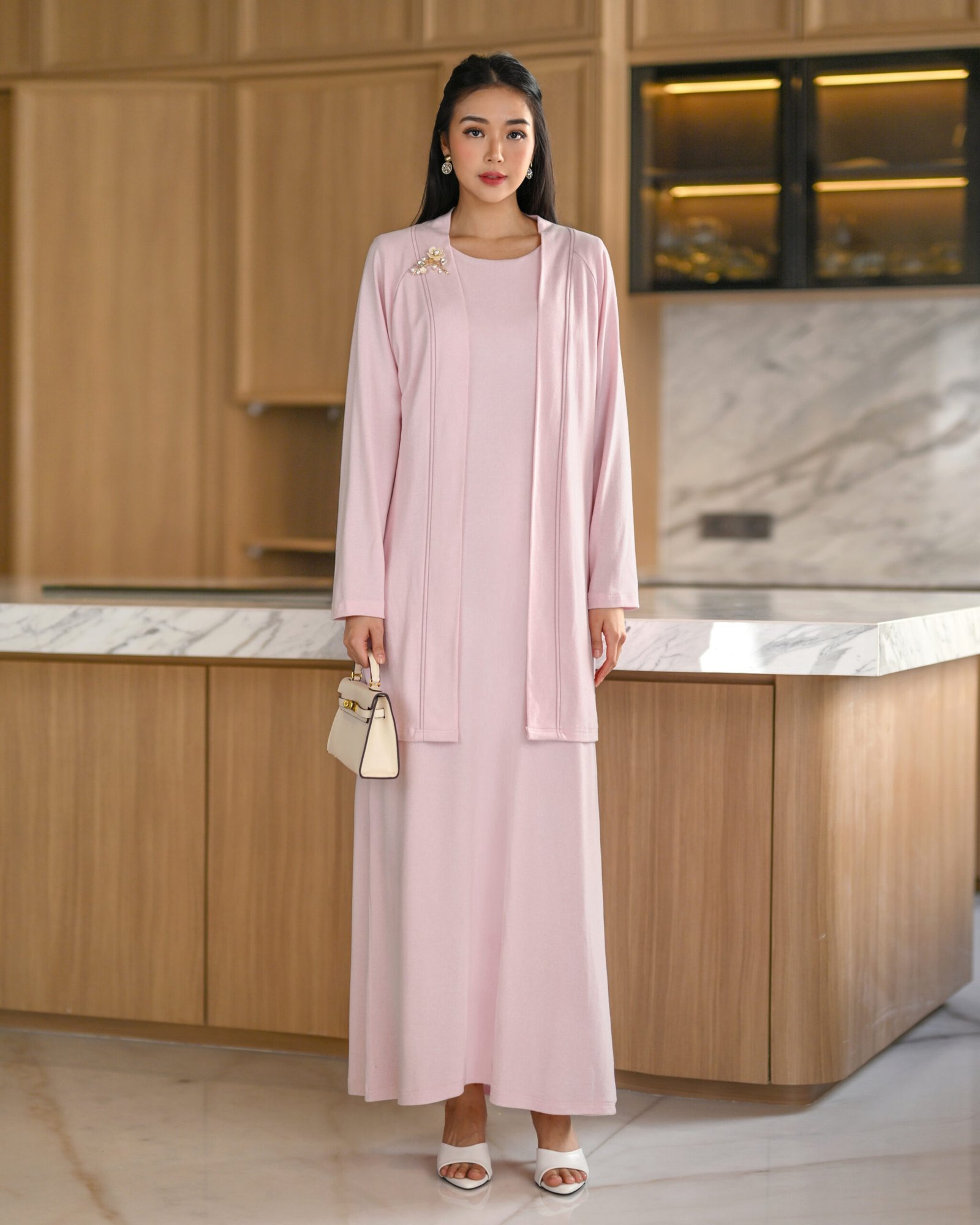 Nezuko Soft Wool Knit Set (Outer n Dress) - Gambar 10