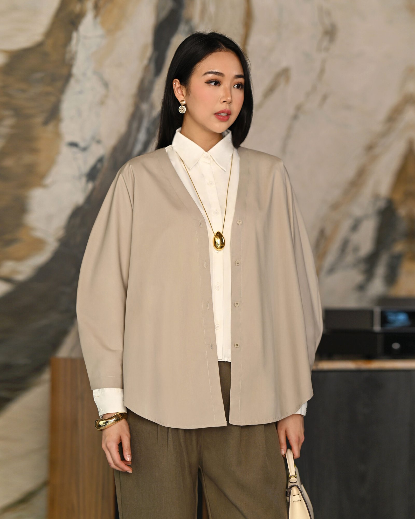 Puffy Shirt/Outer New Cotton Tebal 2026 - Gambar 8