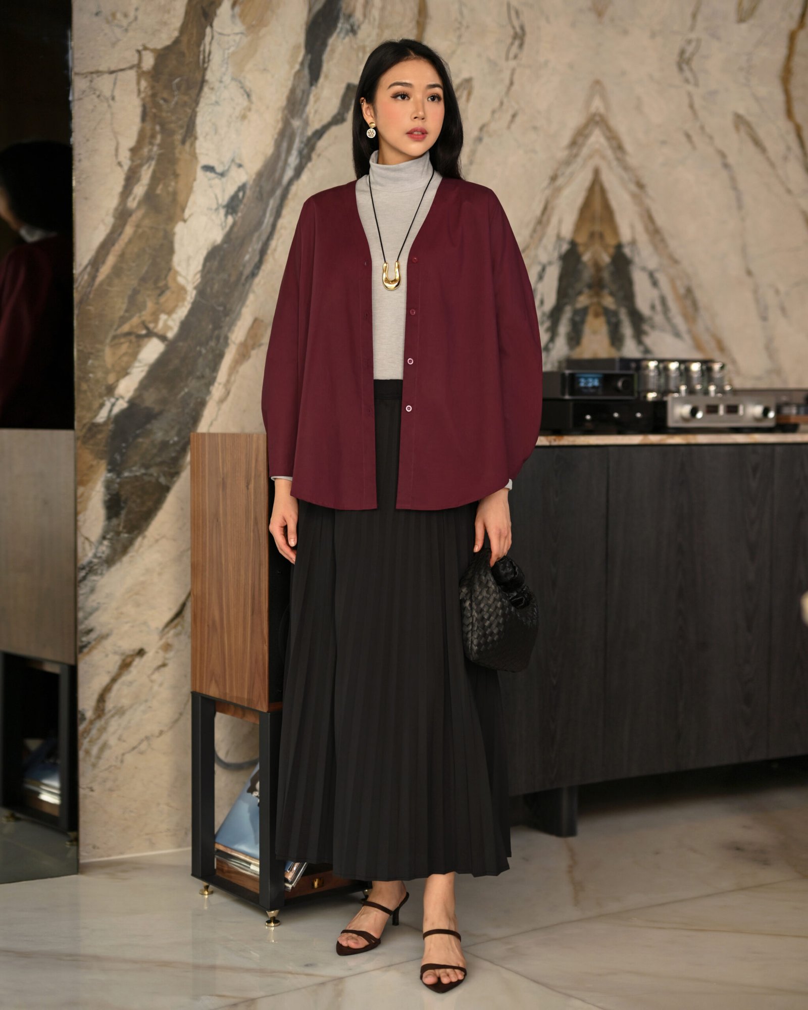 Puffy Shirt/Outer New Cotton Tebal 2026 - Gambar 3