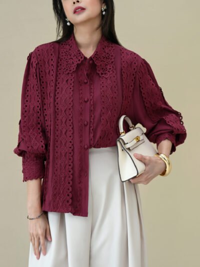 Symphony Top • Corliss - Maroon