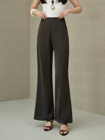 Brooks Semi Satin Classic Cut Pants - Midnight Espresso
