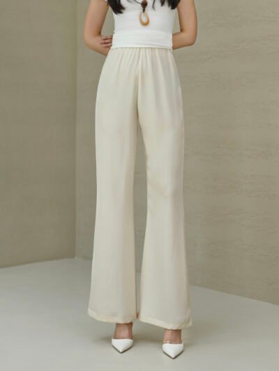 Brooks Semi Satin Classic Cut Pants - Porcelain