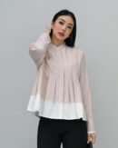Georgia White Stripe Top • Corliss