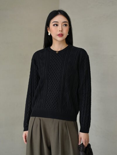 Hampton Classic Knit (Viscose) - Black