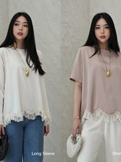 Quinn Premium Silk Lace (Short/Long) Tebal n Mewah • New Fabric