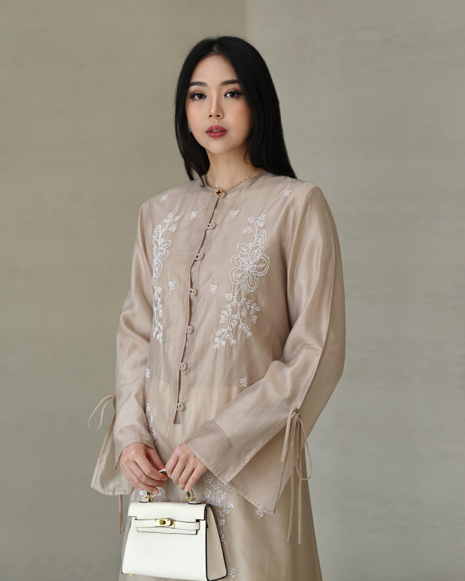 Sundari Tencel Glass Embroidery Premium Quality - Gambar 3