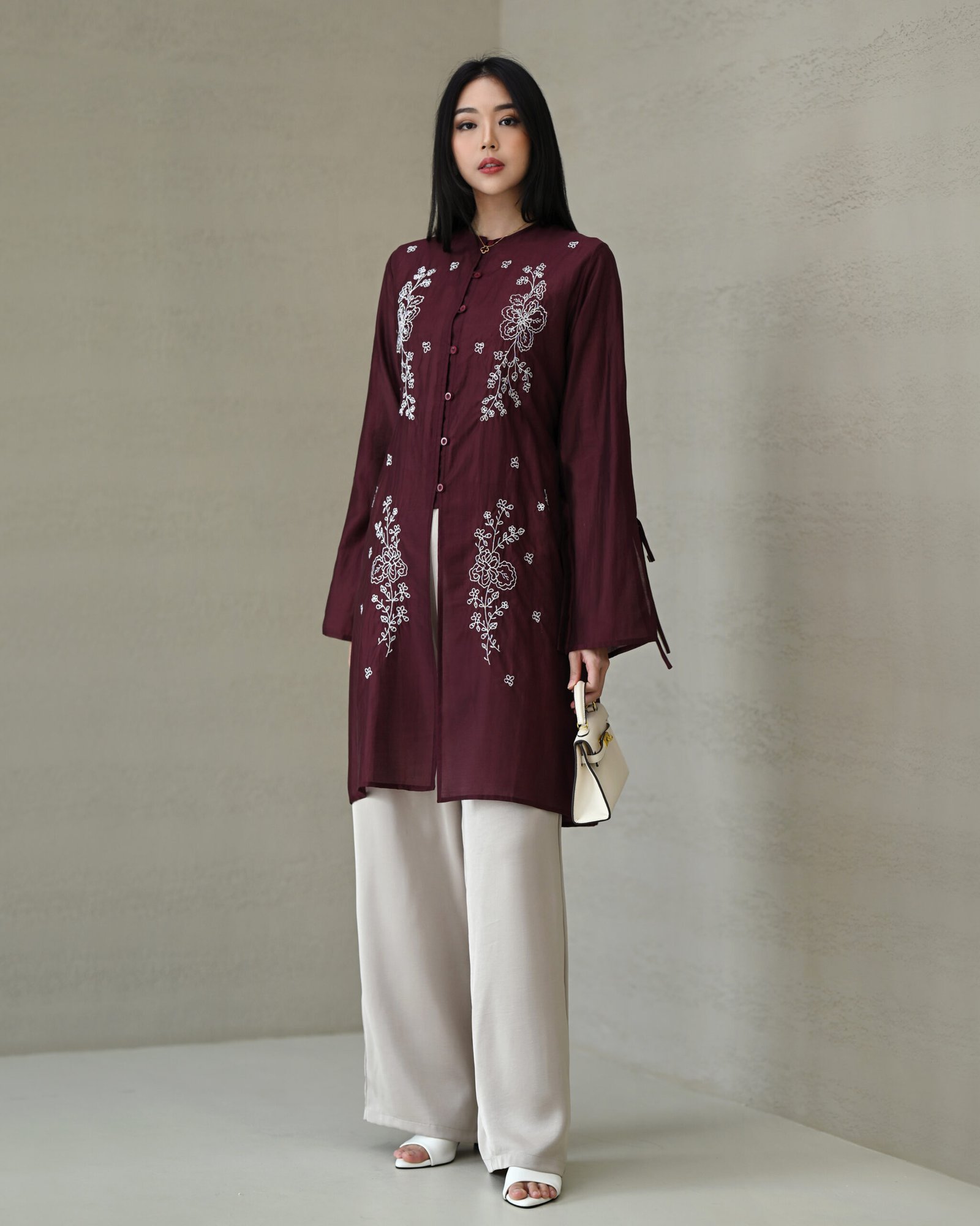 Sundari Tencel Glass Embroidery Premium Quality - Gambar 4